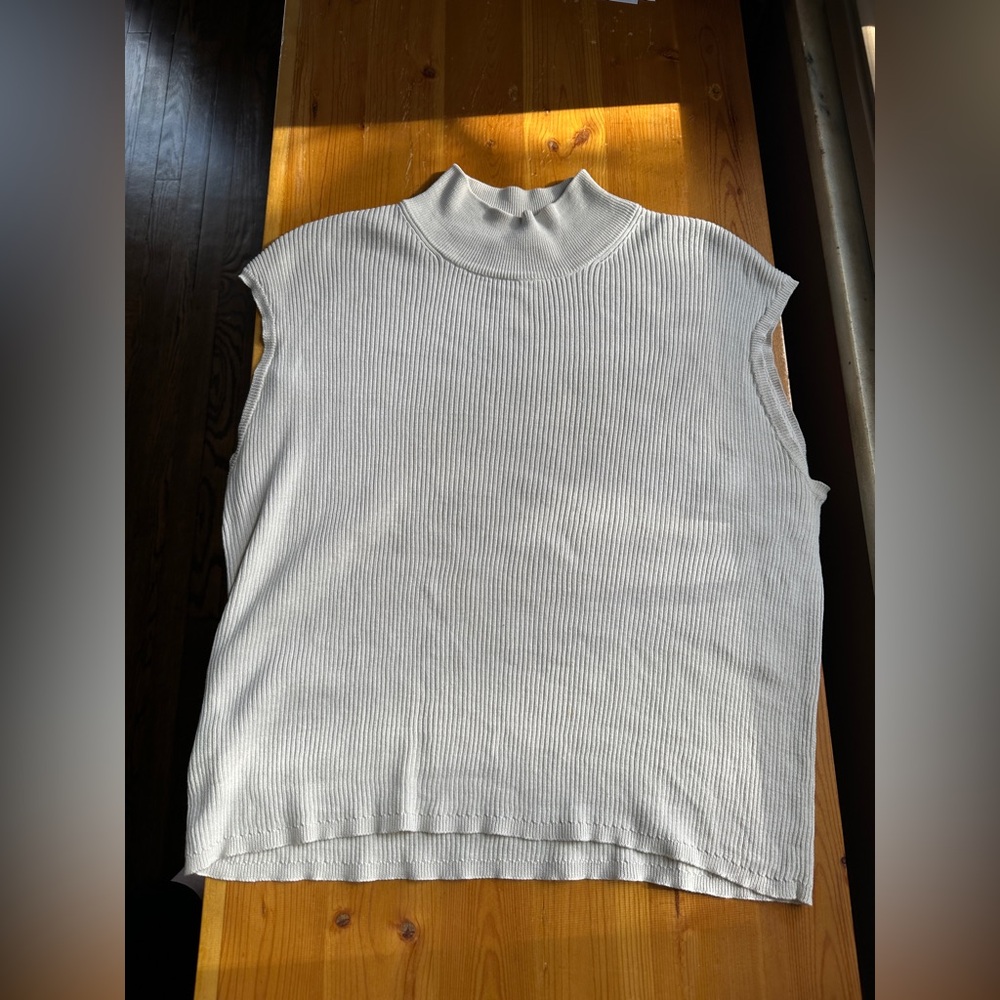 Coldwater Creek Silk Mockneck Top